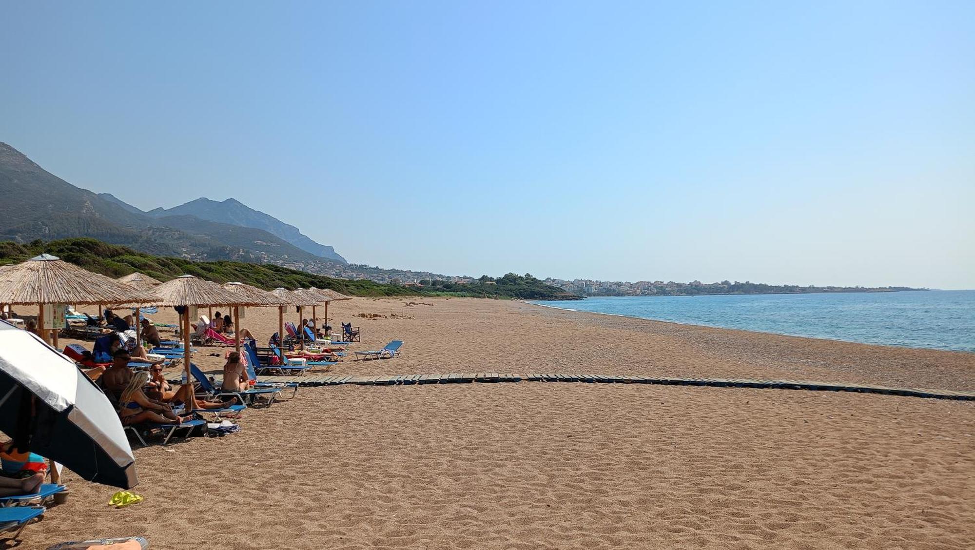 Villa Tzanetos Seaside Kyparissia Esterno foto